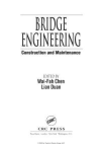 BRIDGE ENGINEERING : Construction and Maintenance