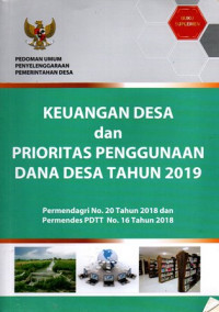 Keuangan Desa Dan Prioritas Penggunaan Dana Desa  Tahun 2019