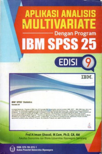Aplikasi Analisis Multivariate Dengan Program IBM SPSS 25