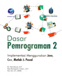 Dasar Pemograman 2 Implementasi Menggunakan Java c++ Matlab & Pascal