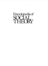 ENCYCLOPEDIA OF SOCIAL THEORY VOLUME II